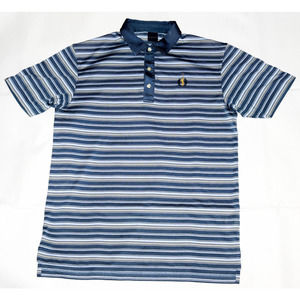 Dunning Golf Men's Short‎ Sleeve Golf Polo Shirt Size Large